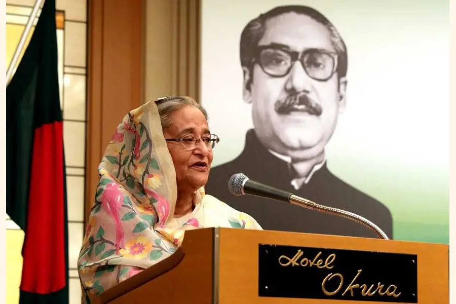 daughter of Sheikh Mujibur Rahman