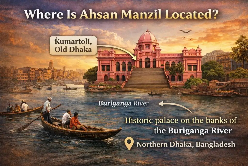 Where Is Ahsan Manzil Located