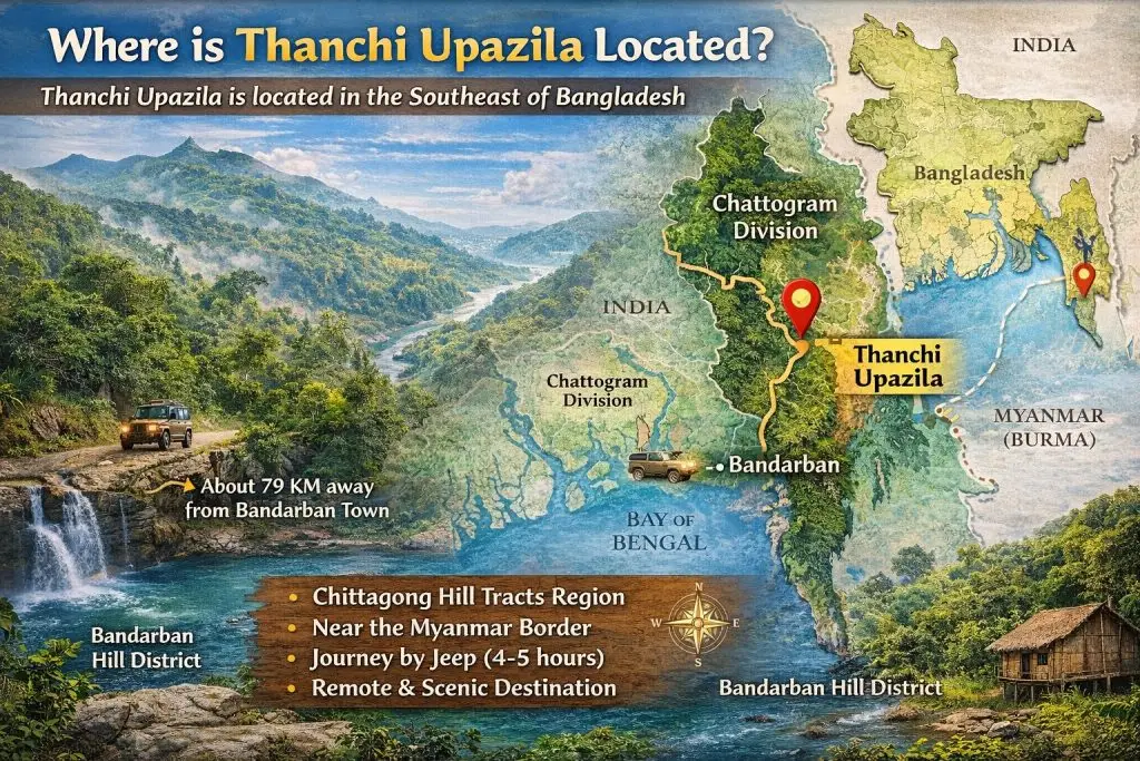 Where is Thanchi Upazila Located