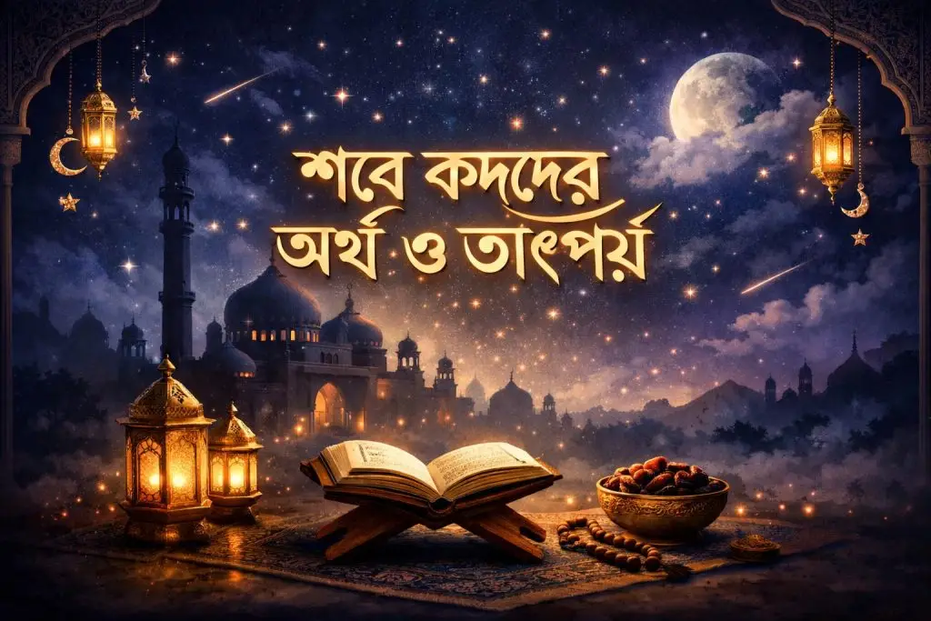 শবে কদরের অর্থ ও তাৎপর্য