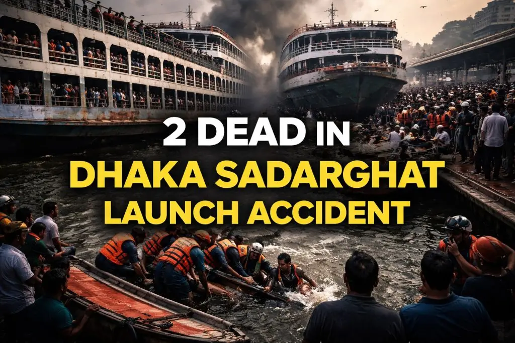2 Dead in Dhaka Sadarghat Launch Accident