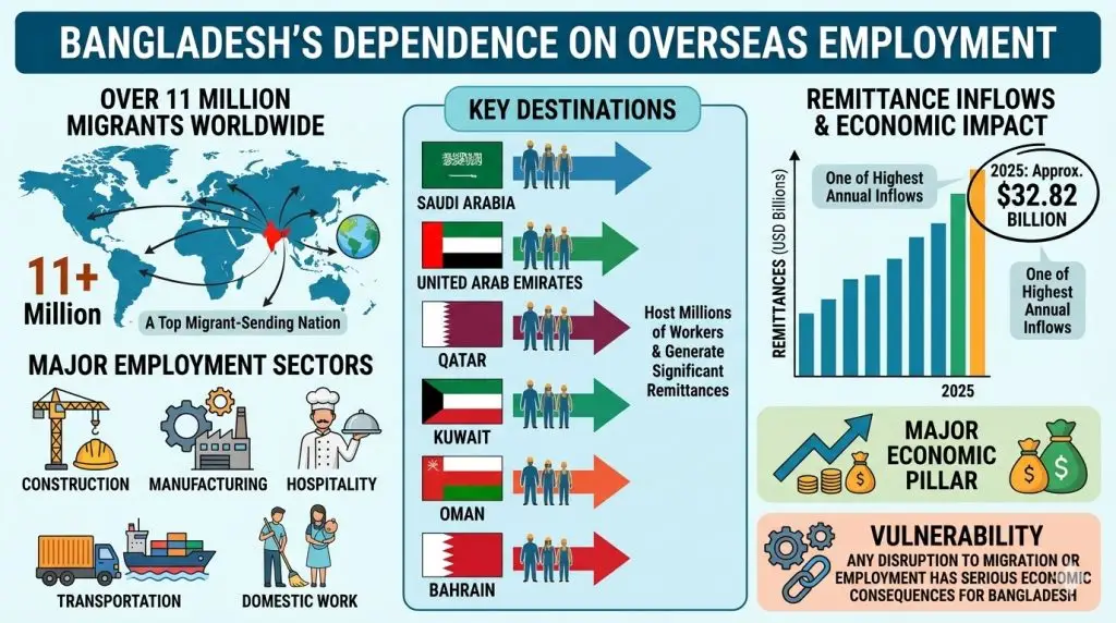 Bangladesh’s Dependence on Overseas Employment