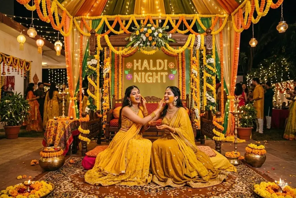 Haldi Night Decoration