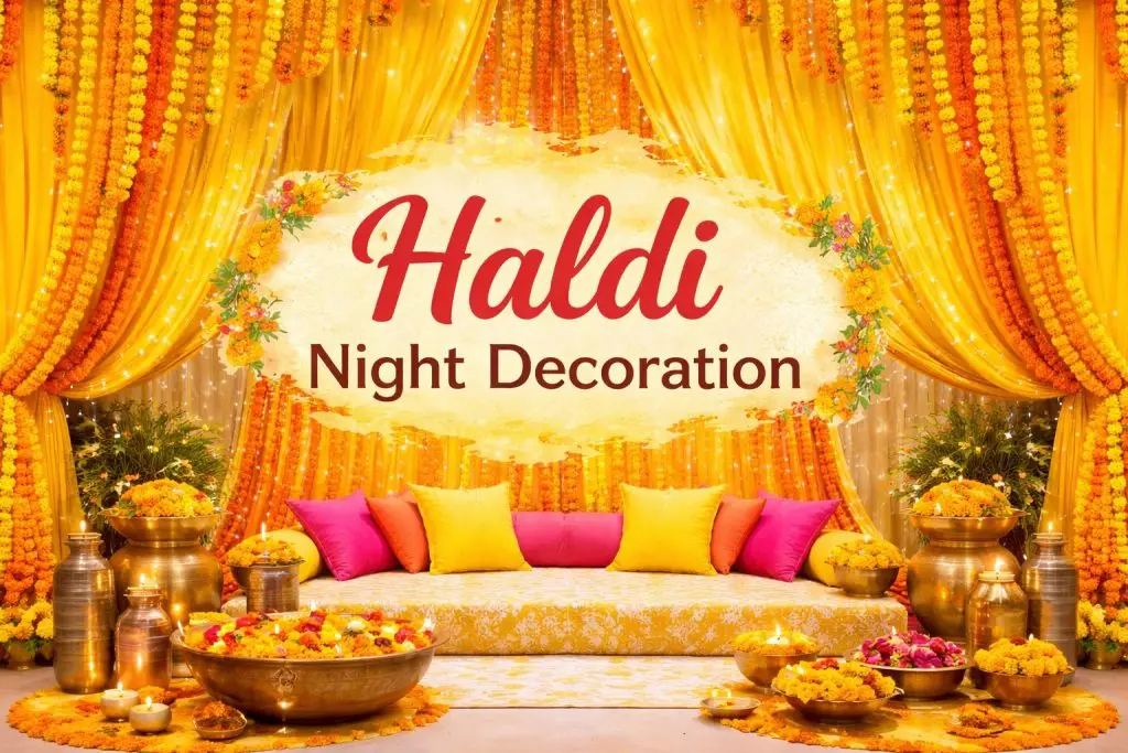 Haldi Night Decoration