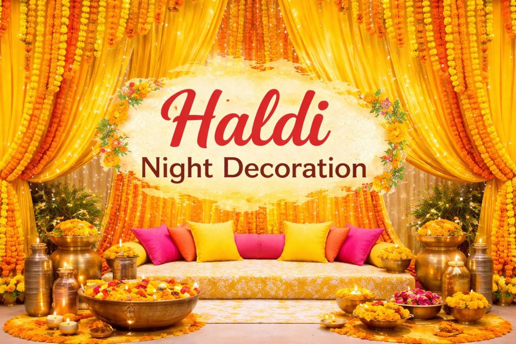 Haldi Night Decoration