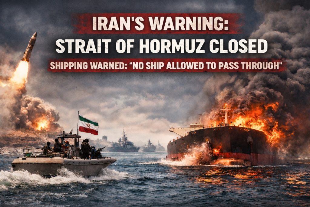Iran’s Warning and Strait of Hormuz Closure
