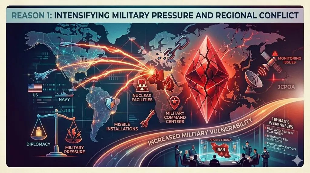 Intensifying Military Pressure and Regional Conflict
