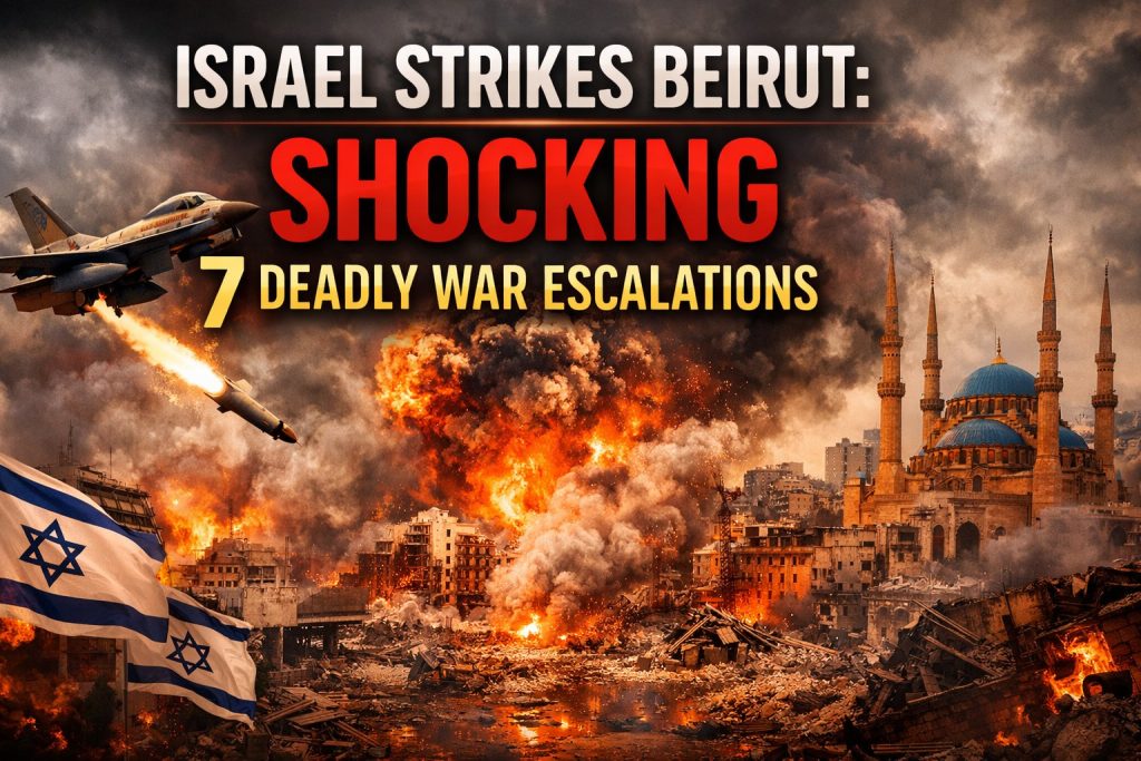 Israel strikes Beirut