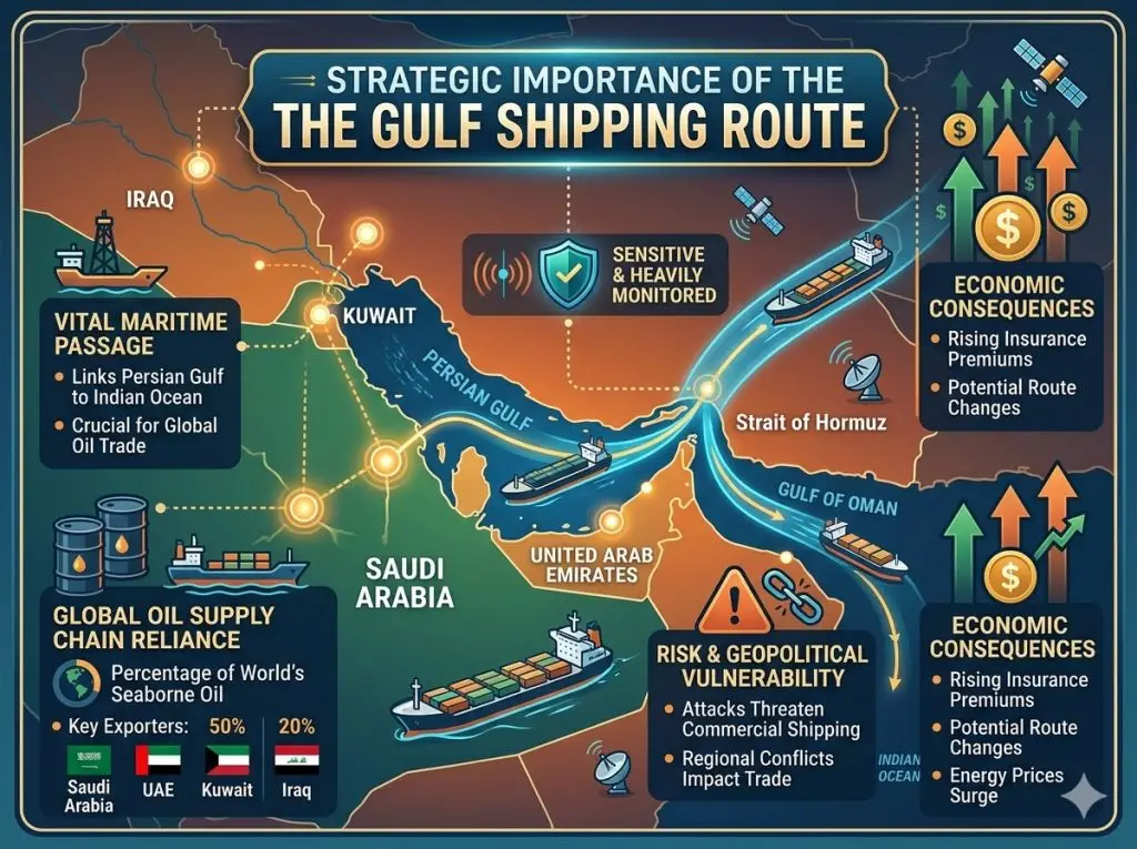 Gulf Shipping Route
