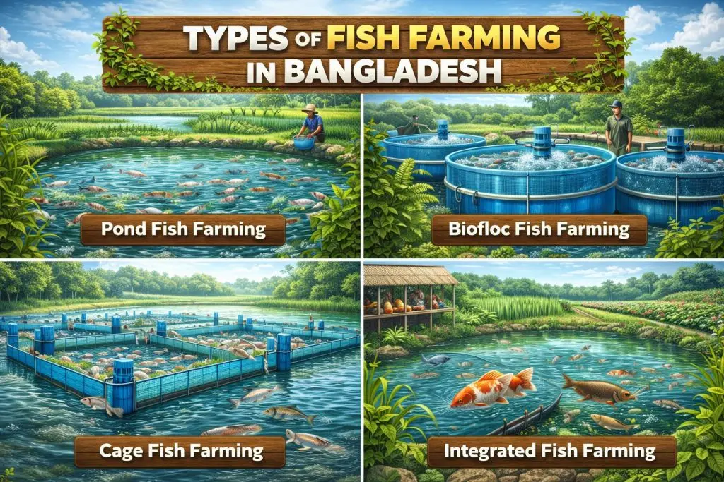 ypes of Fish Farming in Bangladesh