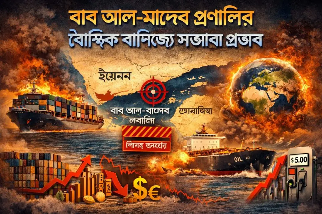 বাব আল-মান্দেব প্রণালির বৈশ্বিক বাণিজ্যে সম্ভাব্য প্রভাব
