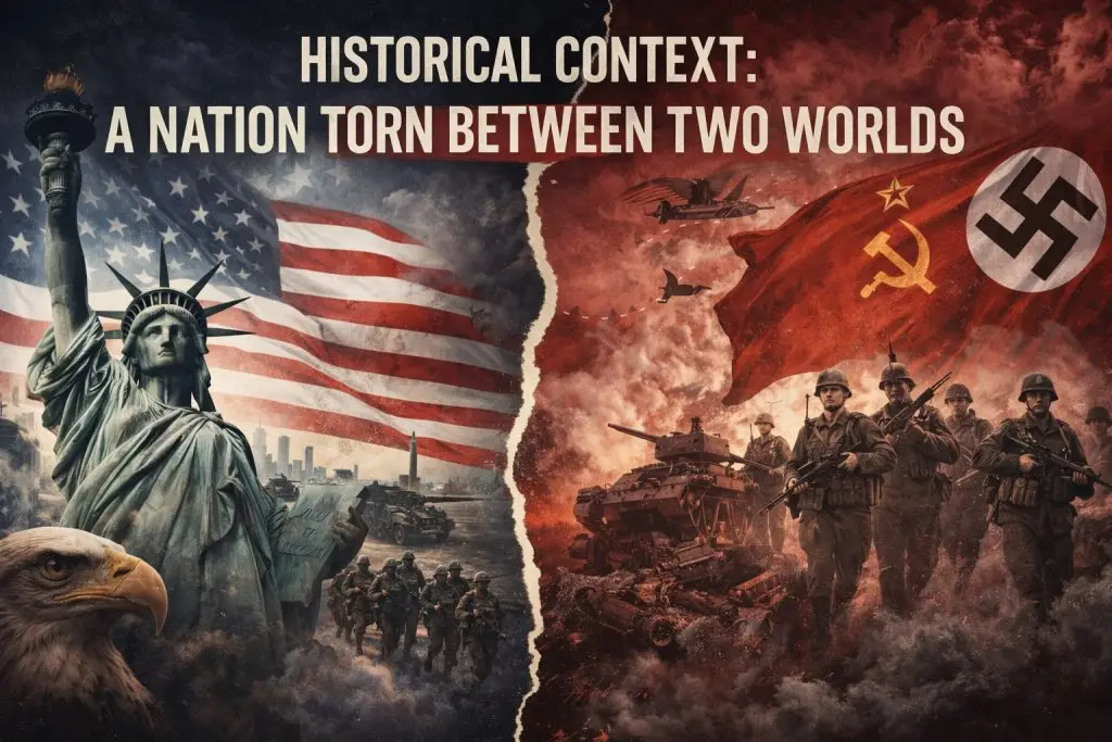 A Nation Torn Between Two Worlds