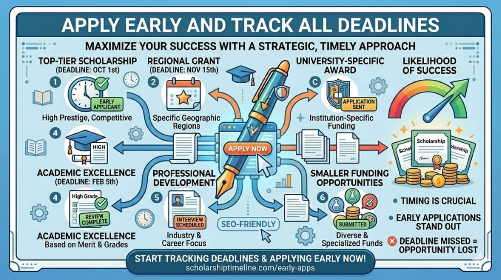 Apply Early and Track All Deadlines