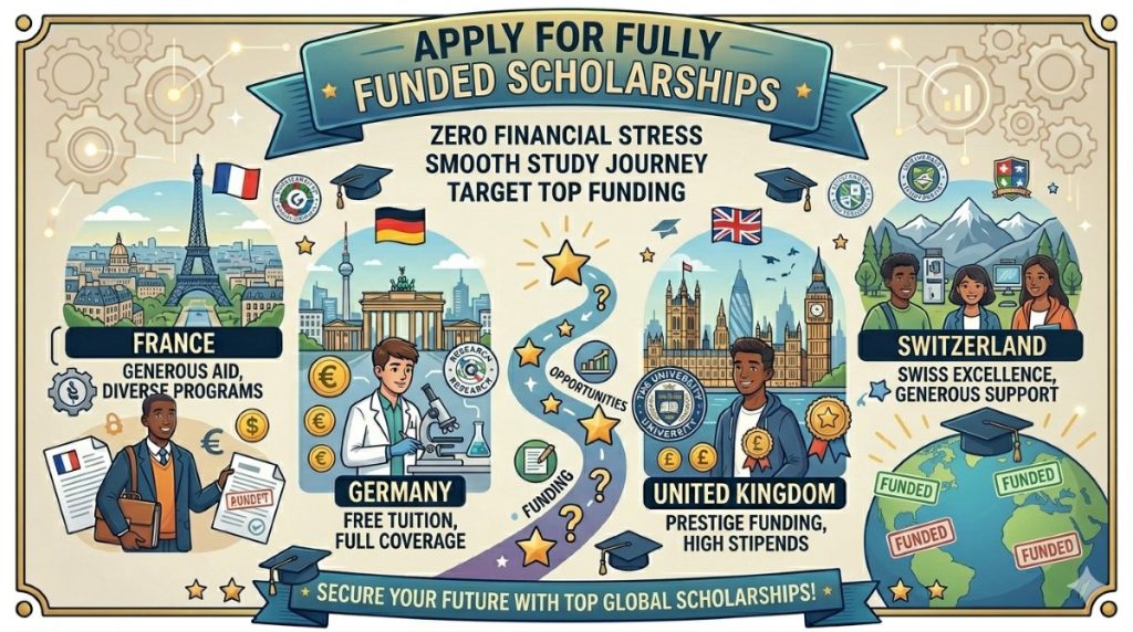 Apply for Fully Funded Scholarships
