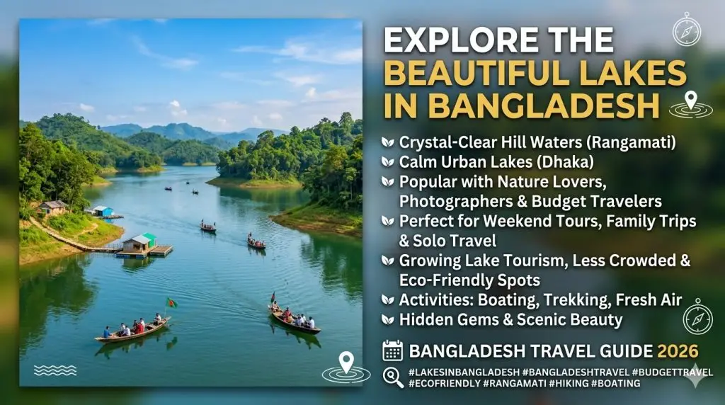 Explore beautiful lakes in Bangladesh