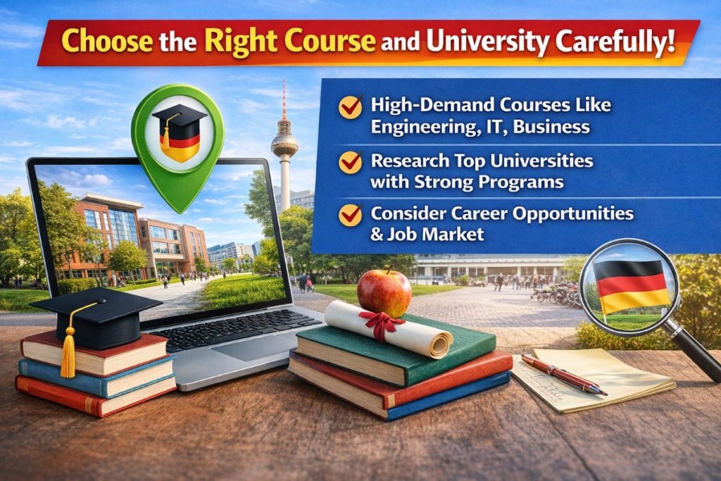  Choose the Right Course and University Carefully