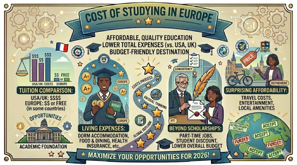 Cost of Studying in Europe