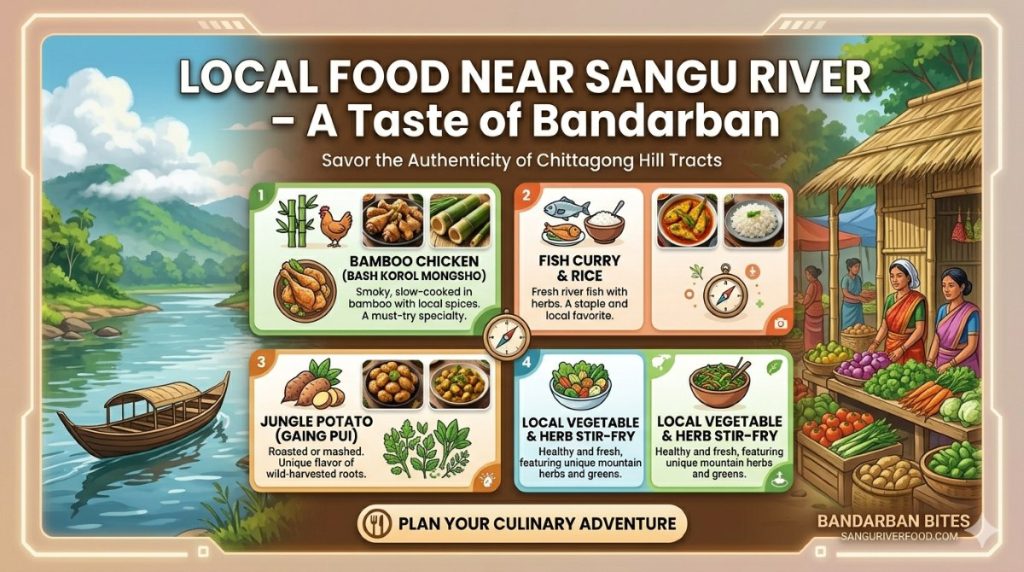 Local Food Near Sangu River