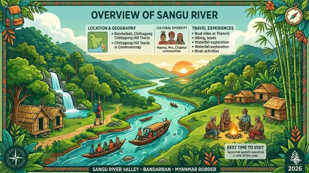 Overview of Sangu River