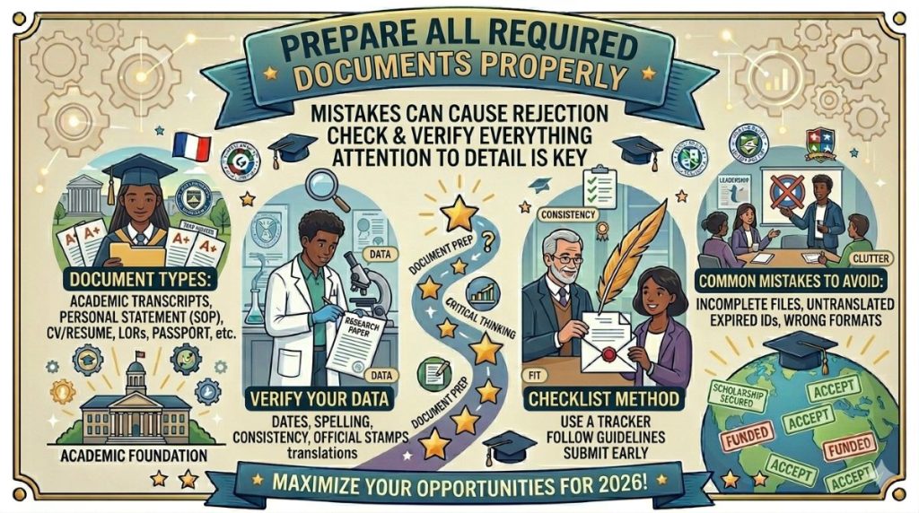 Prepare All Required Documents Properly