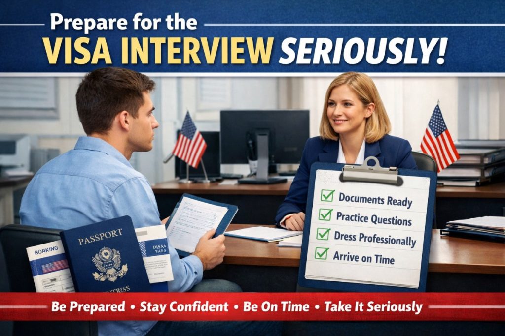 Prepare for the Visa Interview Seriously
