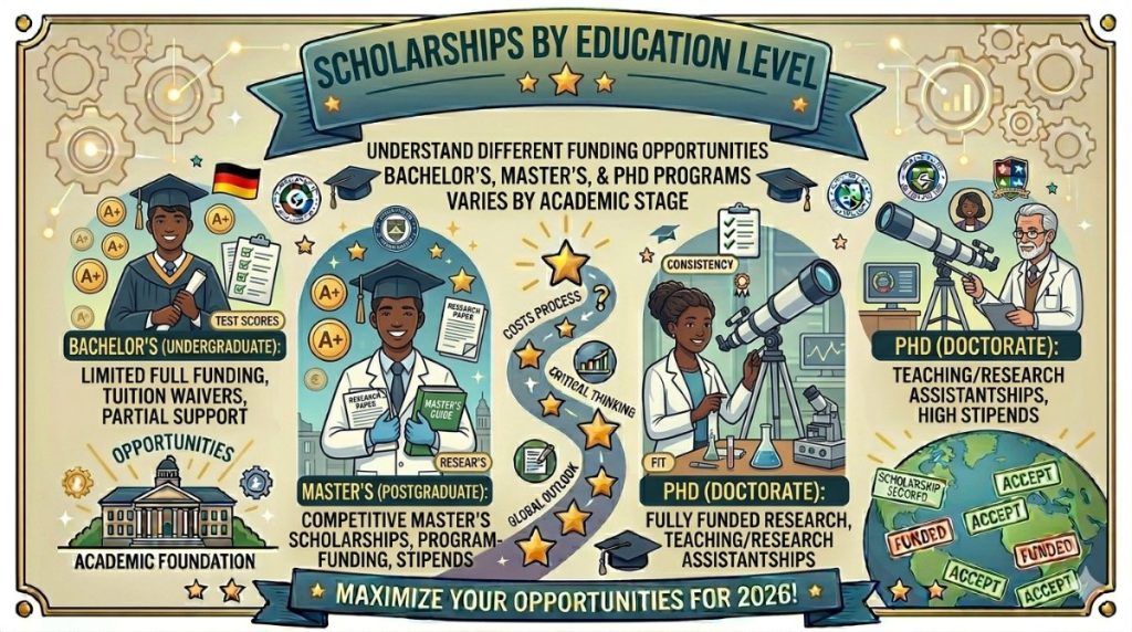 Scholarships by Education Level