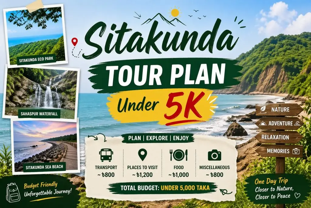 Sitakunda Tour Plan Under 5k