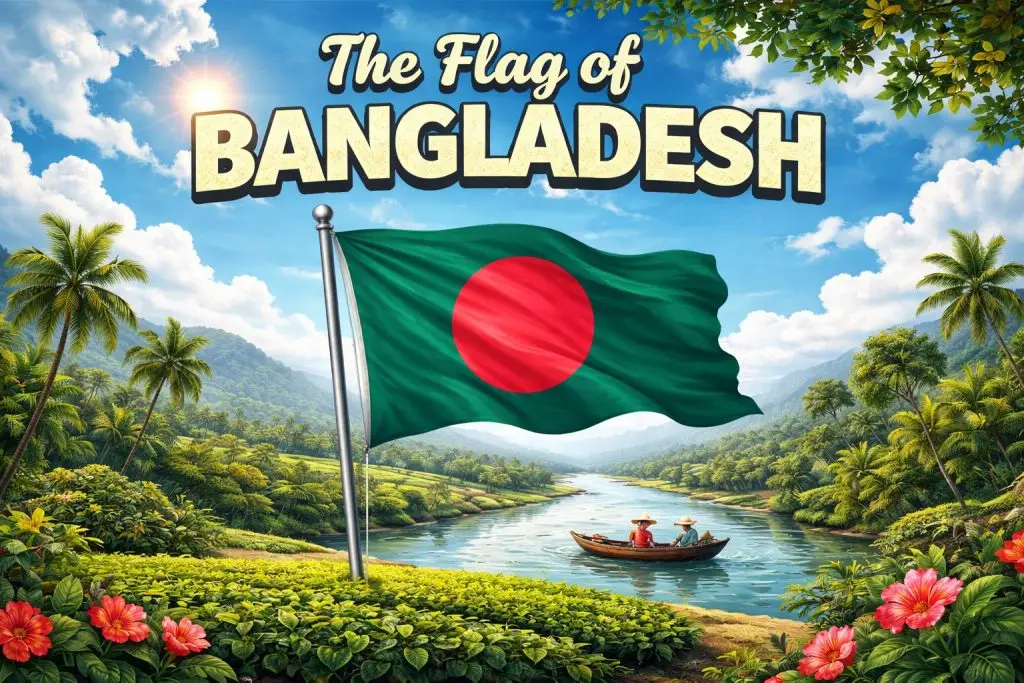 The Flag of Bangladesh