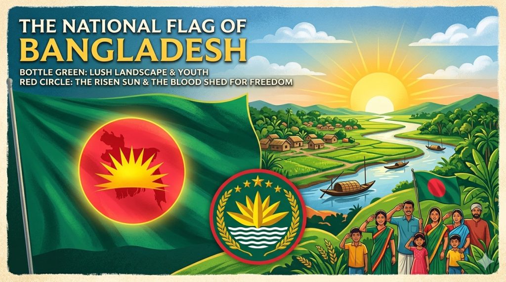 The National Flag of Bangladesh