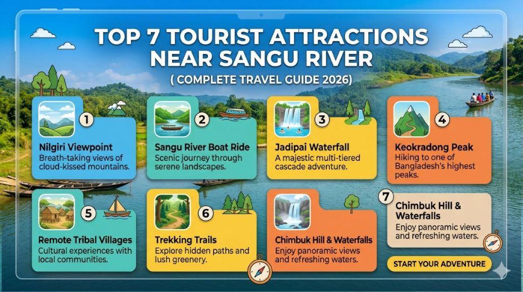 Tourist Attractions Near Sangu River