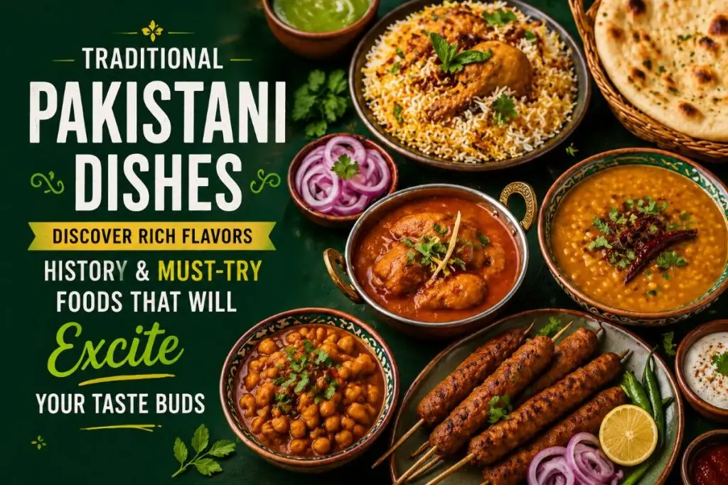 Traditional Pakistani dishes