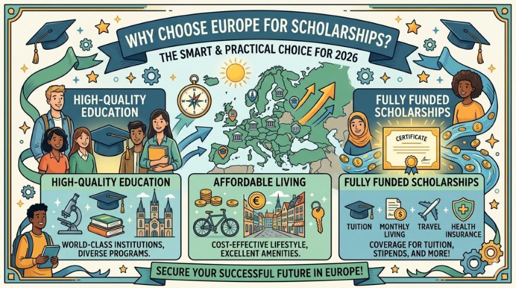 Why Choose Europe for Scholarships