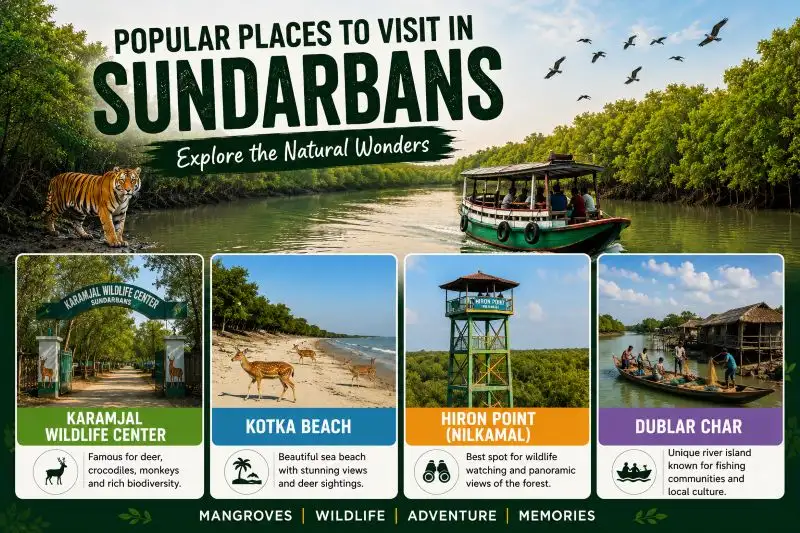 Popular Places to Visit in Sundarbans