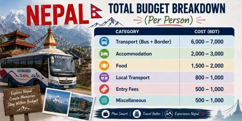 Total Budget Breakdown (Per Person)