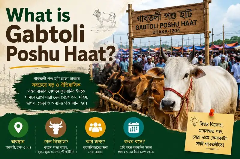 What is Gabtoli Poshu Haat