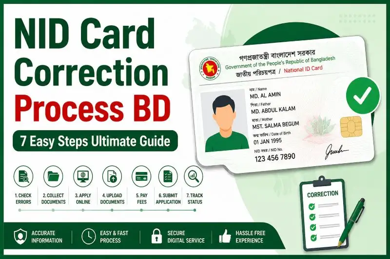 NID Card Correction Process BD