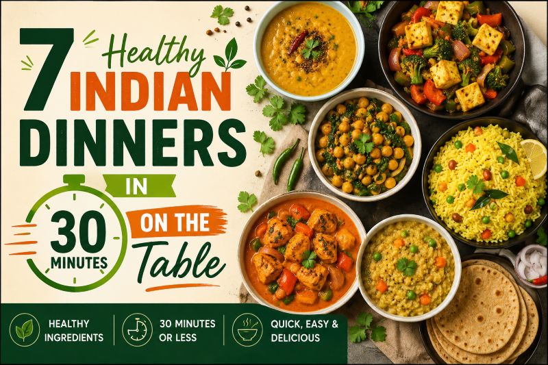 Indian Dinners in 30 Minutes