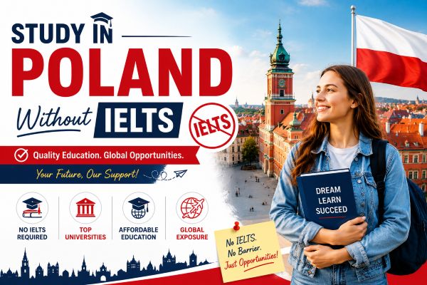 Study in Poland Without IELTS