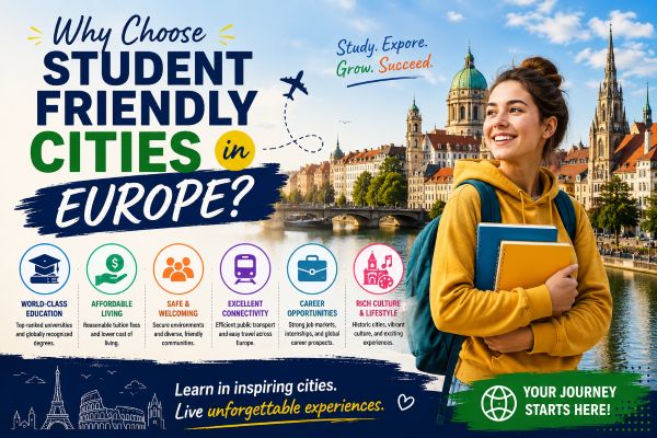 Why Choose Student Friendly Cities in Europe