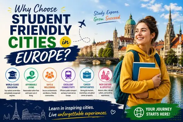Why Choose Student Friendly Cities in Europe