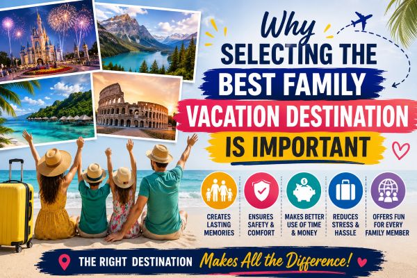 Why Selecting the Best Family Vacation Destination Is Important