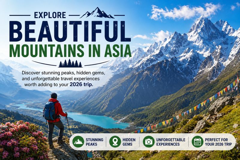 Beautiful Mountains in Asia